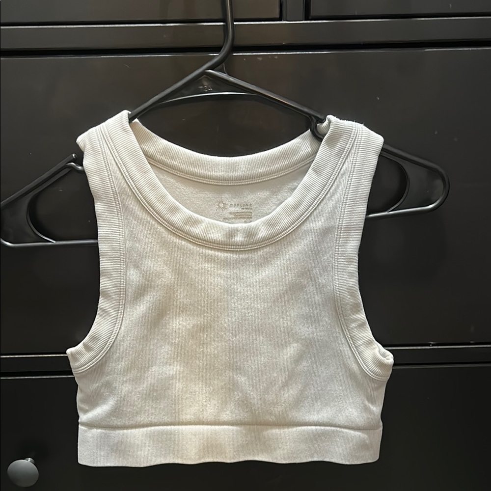 White Women's Crop Top